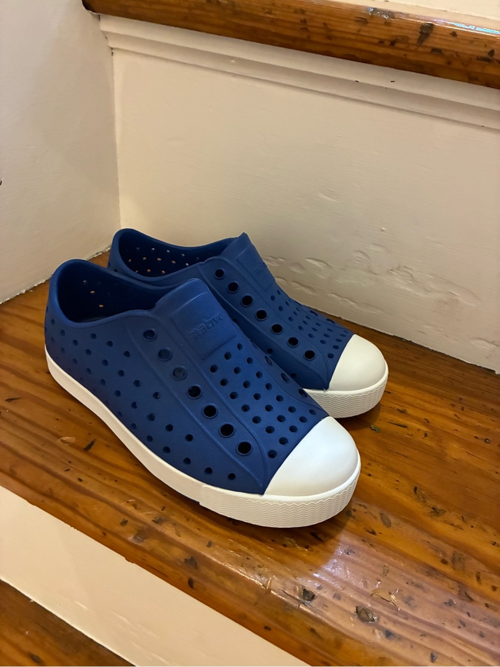 Native Blue Kids Slip On Shoes- New Unworn